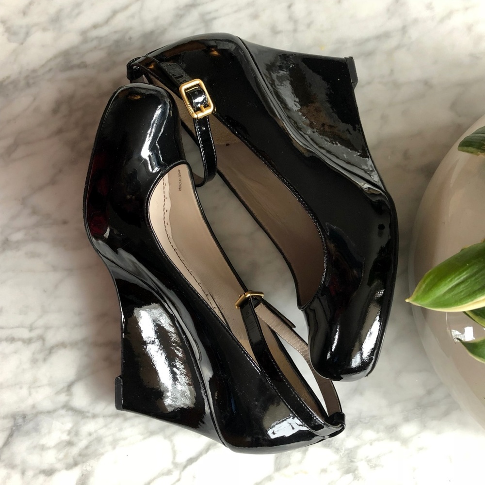 Marc by Marc Jacobs Mary Jane Wedge Heels Sz 7